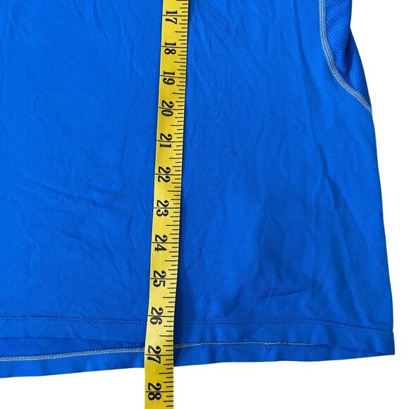 Nike FIT Dry 1/4 Zip Pullover Men's Size Large Blue Athletic Running Shirt - Picture 4 of 5